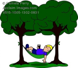 lying in a hammock clipart & stock photography | Acclaim Images