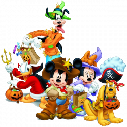 Mickey Mouse and friends halloween clipart_3.png (600×600) | Disney ...