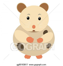 Vector Art - Isolated hamster. Clipart Drawing gg90163817 ...