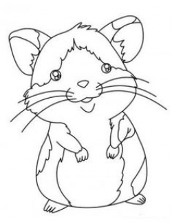 Hamster clipart black and white 2 » Clipart Station