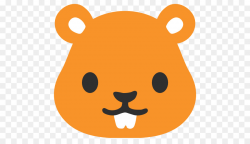 Bear Emoji clipart - Emoji, Orange, Nose, transparent clip art