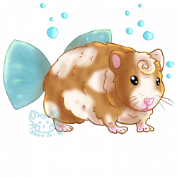Fish Hamster... or Hamster Fish? by NekoAisling on DeviantArt