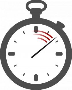 Clipart - Stopwatch (no shading)