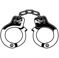 Police Handcuffs #2 Officer Cop Law Enforcement Uniform Crime Criminal  Arrest Jail Prison .SVG .EPS .PNG Clipart Vector Cricut Cut Cutting
