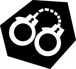 Handcuffs Physical Restraint - Vector Image