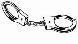 Free Handcuffs Clipart Black And White, Download Free Clip ...