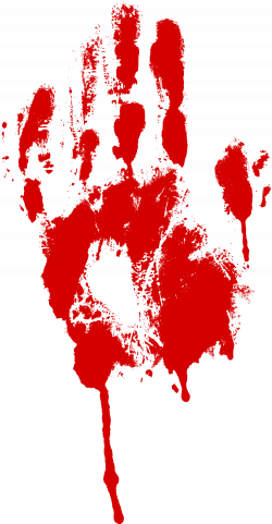 Free photo: Bloody Hand Print - photo, photograph, picture ...