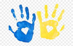 Handprint Clipart Transparent Background - Kids Hand Prints ...