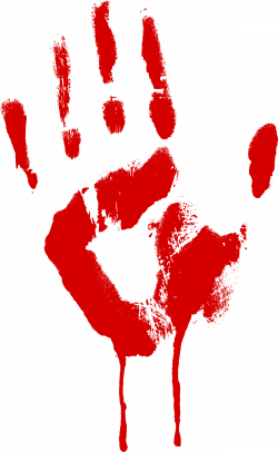 Free photo: Red Hand Print - handprint, print, red - Non-Commercial ...