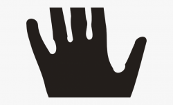 Handprint Clipart Right Hand Man - Sign Language, Cliparts ...