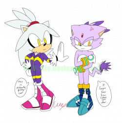 COMM) Silver/Blaze Free Riders Clothes Swap by EvilLexie on DeviantArt