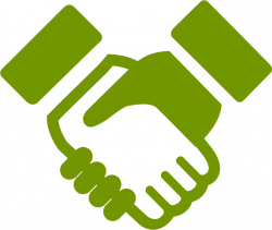 Green handshake icon #35503 - Free Icons and PNG Backgrounds