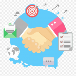 Handshake Clipart Commitment - Business Relationship ...