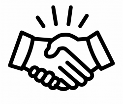 Handshake Svg Png Icon Free Download - Hand Shaking Clipart ...
