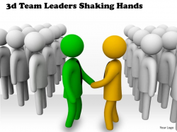 3d Team Leaders Shaking Hands Ppt Graphics Icons Powerpoint ...