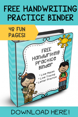 FREE Handwriting Sheets That Will Improve Your Child's ...