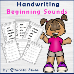 Handwriting Beginning Sounds, PreK, Special Education, Autism