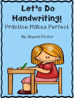 Let's Do Handwriting- Practice Makes Perfect