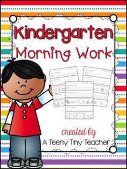 Kindergarten Morning Work - Daily Language Arts and Math Review