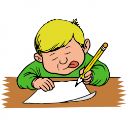 Writing A Letter Clipart | Free download best Writing A ...