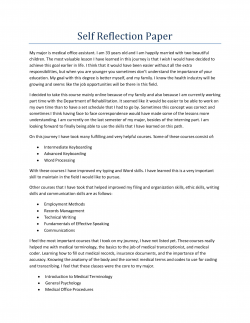 Reflection Paper Example Apa Format - Floss Papers