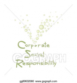 Vector Art - Environment conservation with corporate social ...