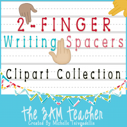 2-Finger Writing Spacers Clip Art Collection | The 3AM ...
