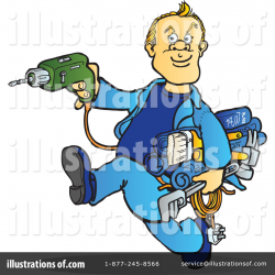 Handyman Clipart #100520 - Illustration by Snowy