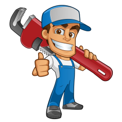 Plumber Atta-Boy Plumbing Services Drain Tap - Cartoon plumber 1000 ...