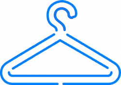 Blue Hanger Clip Art at Clker.com - vector clip art online ...