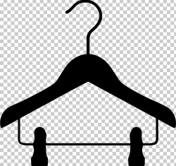 Clothes Hanger Clothing PNG, Clipart, Art Hanger, Black And ...