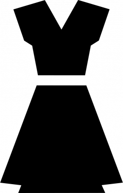 Female Black Dress Svg Png Icon Free Download (#59764 ...