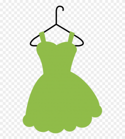 Vestimentaires - Dress On Hanger Clipart - Png Download ...