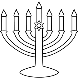 Free Hanukkah Clip Art Black And White, Download Free Clip ...