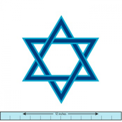 Hanukkah clip art frames - Star of David .png digital clipart TPT194