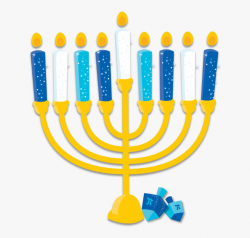 Hanukkah Celebration - Menorah Hanukkah Clip Art #1540497 ...