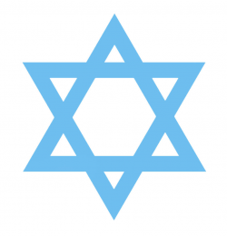 Vintage Blue Frames and Stars - Hanukkah - The Graphics Fairy
