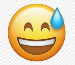 Sweating Cliparts Free Download - Happy Emoji Transparent ...