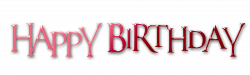 Happy birthday text word png images and photo format | Birthday ...