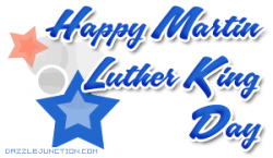 Happy Martin Luther King Day Clipart
