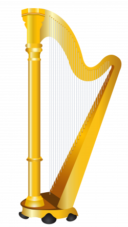Golden Harp PNG Clipart Picture | Gallery Yopriceville - High ...