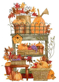 by Diane Knott | Artistic Autumn | Fall clip art, Autumn ...