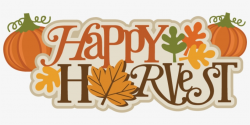 Happy Svg Scrapbook Title - Happy Harvest Clip Art PNG Image ...