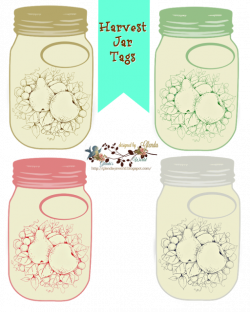 2016 Harvest Designs | Jar, Clip art and Crafty