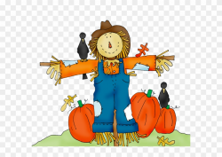 Harvest Clipart Scarecrow - Pumpkin Patch Clipart, HD Png ...