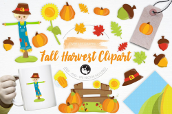 Fall Harvest Clipart graphics and illustrations