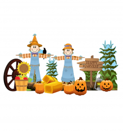 Fall Harvest Theme Cardboard Cutout