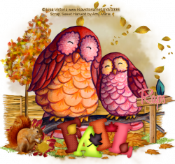 Wicked Little Cupcake: Harvest Owls