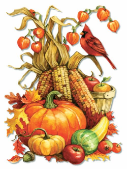 Autumn harvest | Thanksgiving | Fall clip art, Happy fall ...