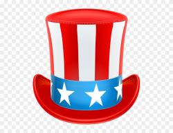 Clipart Hat 4th July - Uncle Sam Hat Clipart - Png Download ...